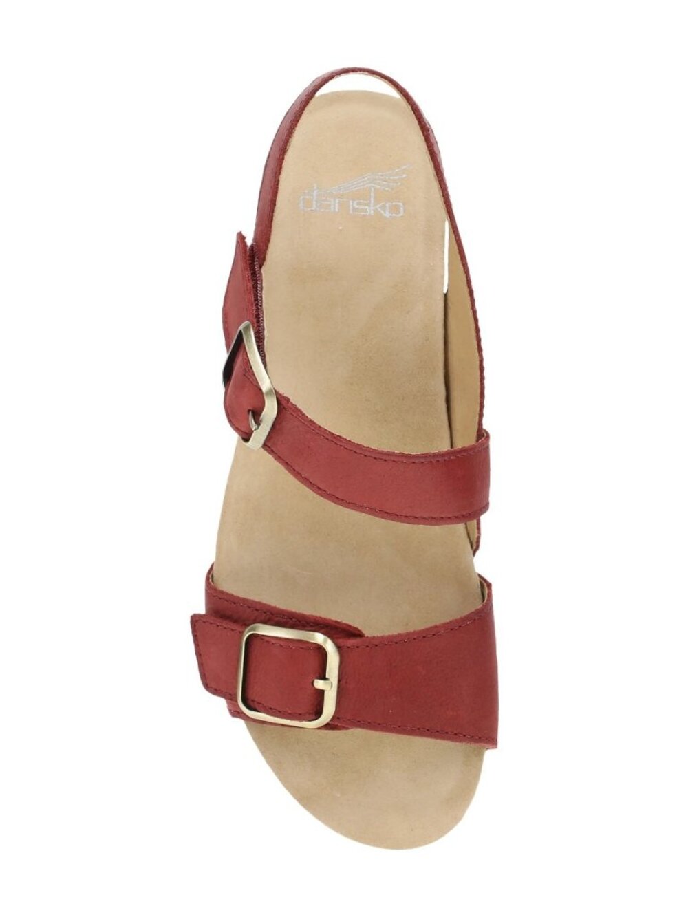 Dansko Trinity Womens Burnished Nubuck Sandal Cayenne Size 42 / US 11.5 - 12 - Picture 4 of 6